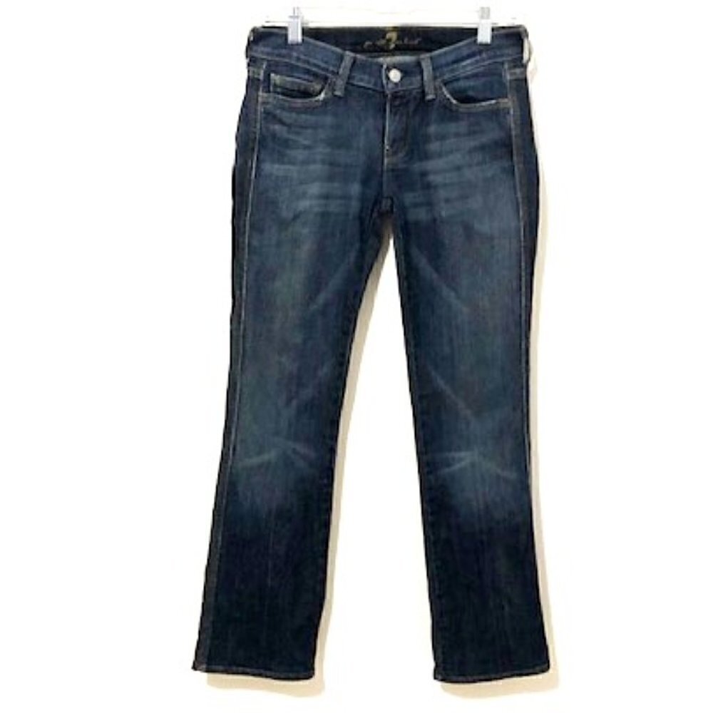 7 For All Mankind Bootcut Jeans w/ Beaded Pockets